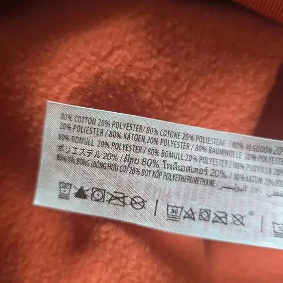 Disney Aulani Hawaii 2023 Mickey Mouse Retro Sweatshirt Mens Size L Brick Orange - Picture 5 of 7